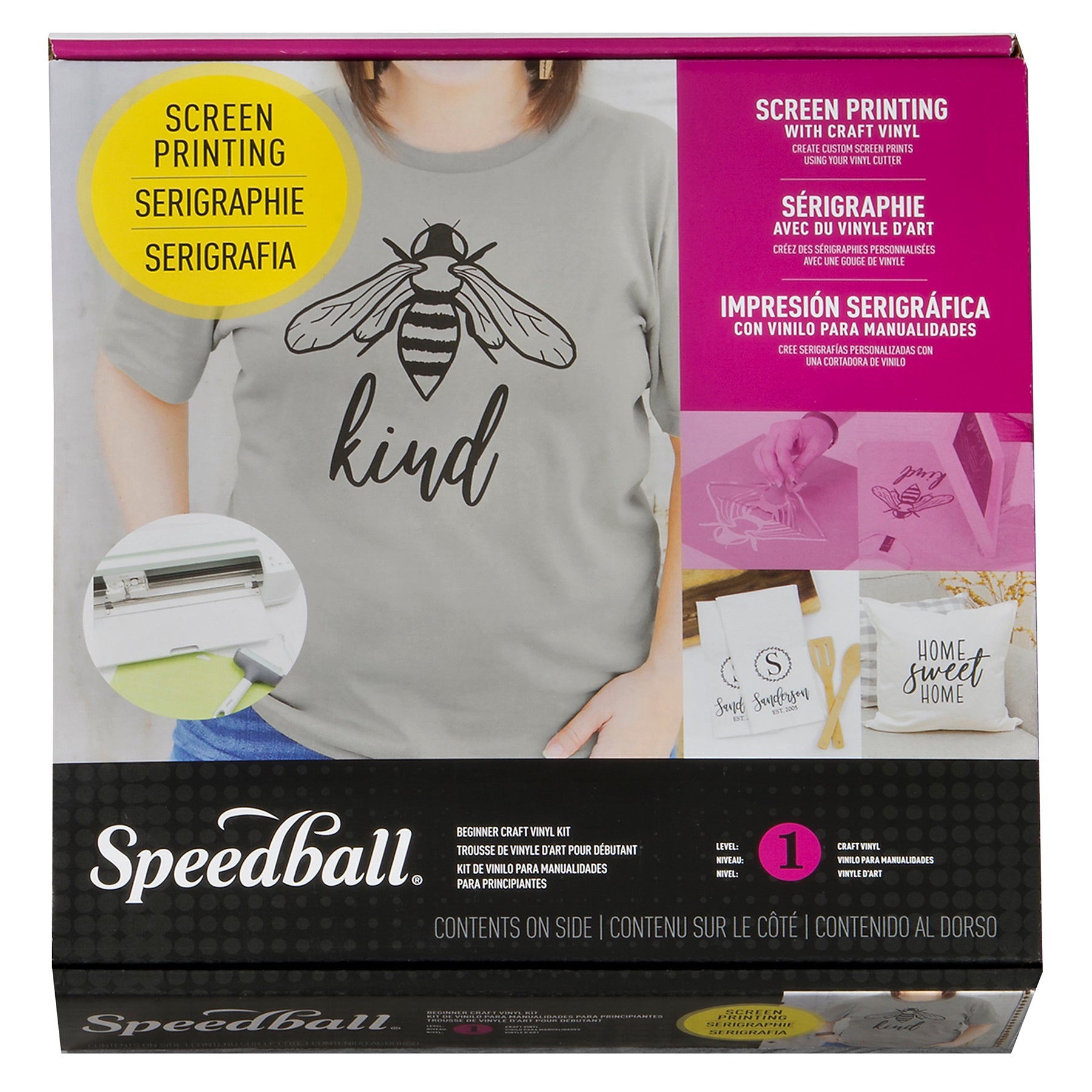 Speedball® Beginner Screen Printing Craft Vinyl Kit