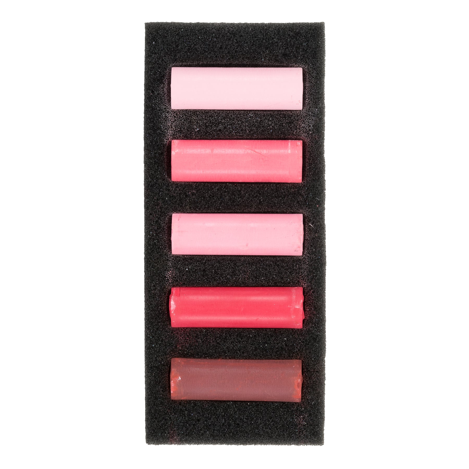 Soft Pastels Micro Sets, 5 Half Sticks, Warm Reds
