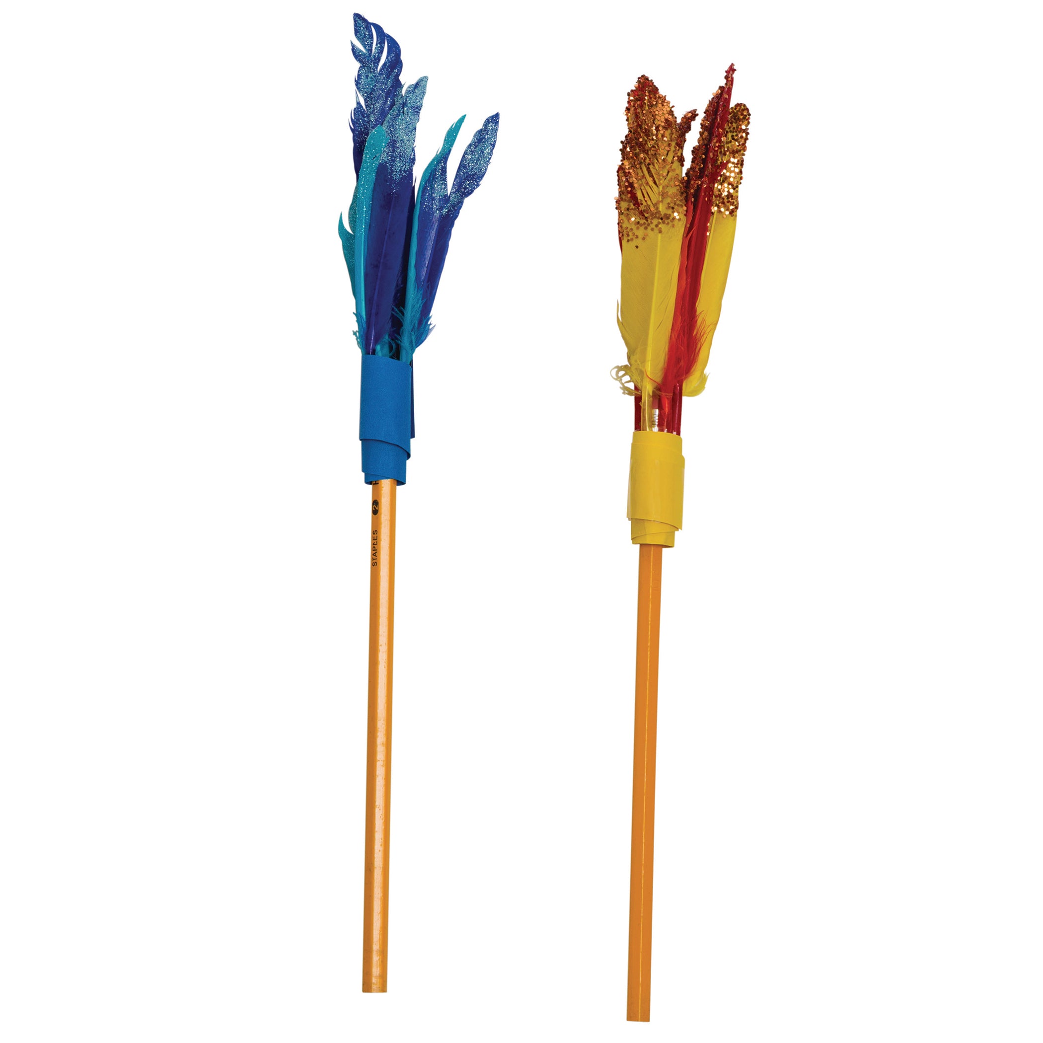 Duck Quills, Assorted Colors, 3" to 5", 14 grams