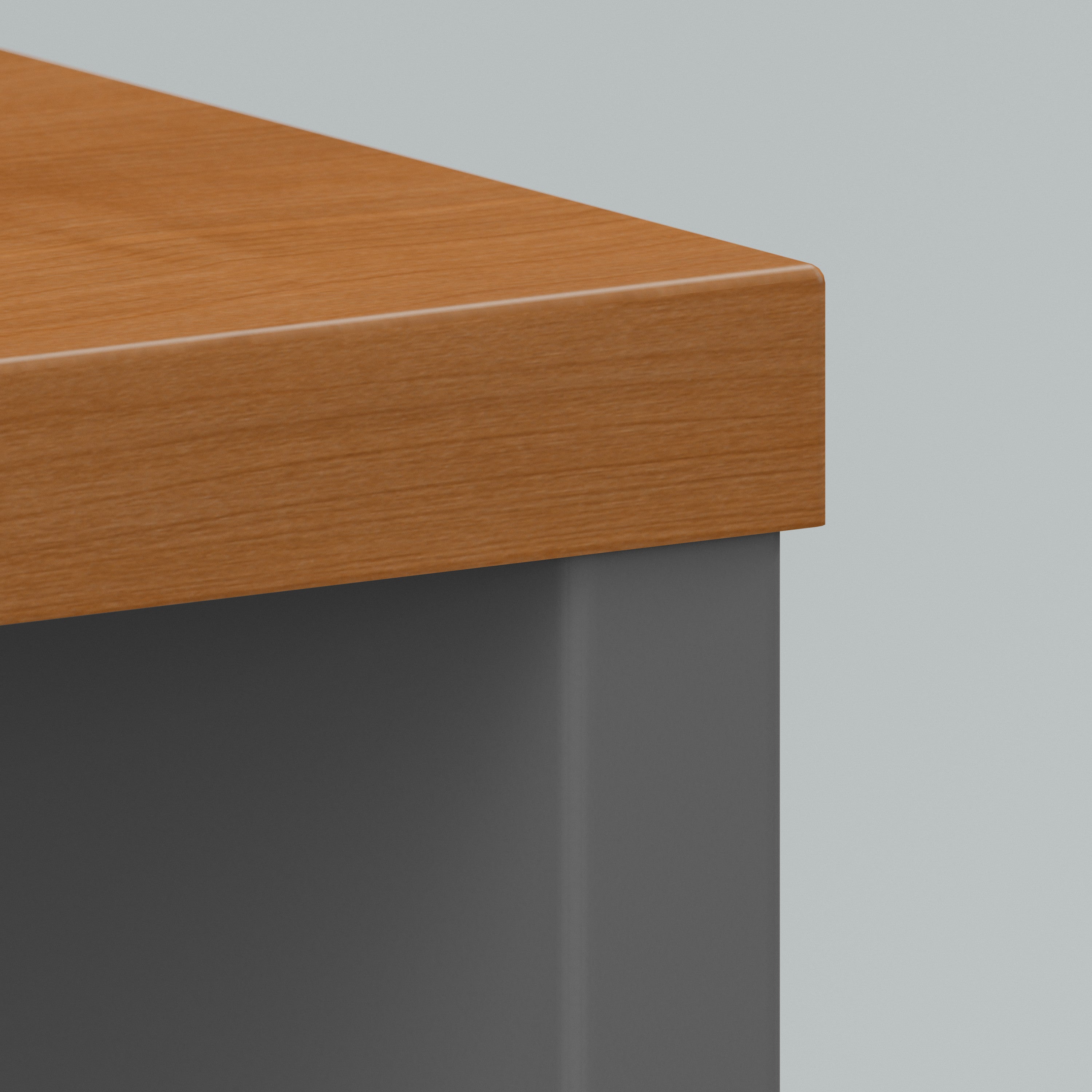 Bush Business Furniture Series C 60W x 30D Office Desk in Natural Cherry - 59.45" Width x 29.37" Depth x 29.84" Height