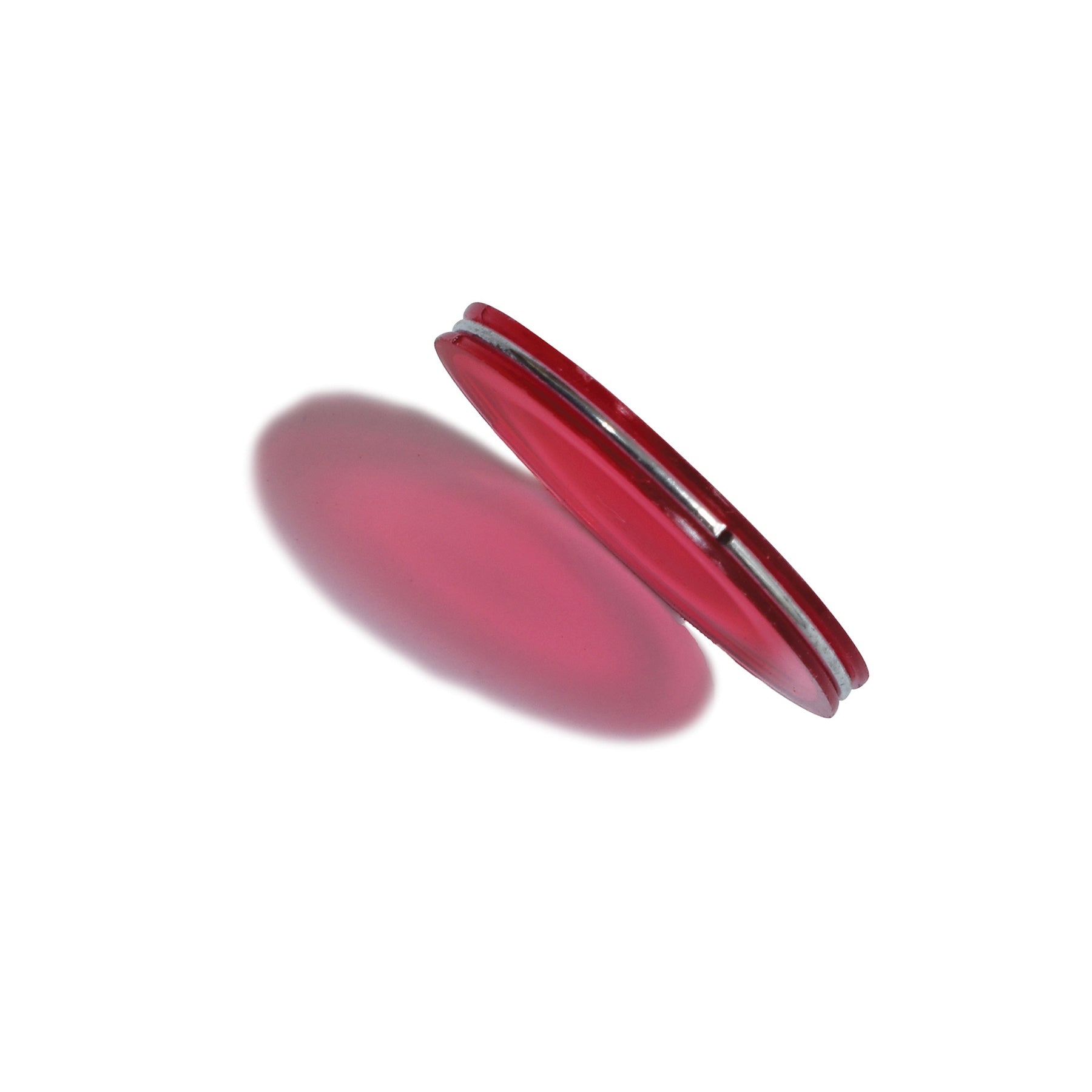 Transparent Plastic Counters - Steel-Ringed - Set of 50