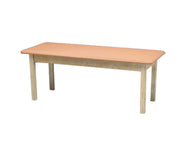 wooden treatment table - standard, upholstered, 72" L x 24" W x 30" H - Specify Color