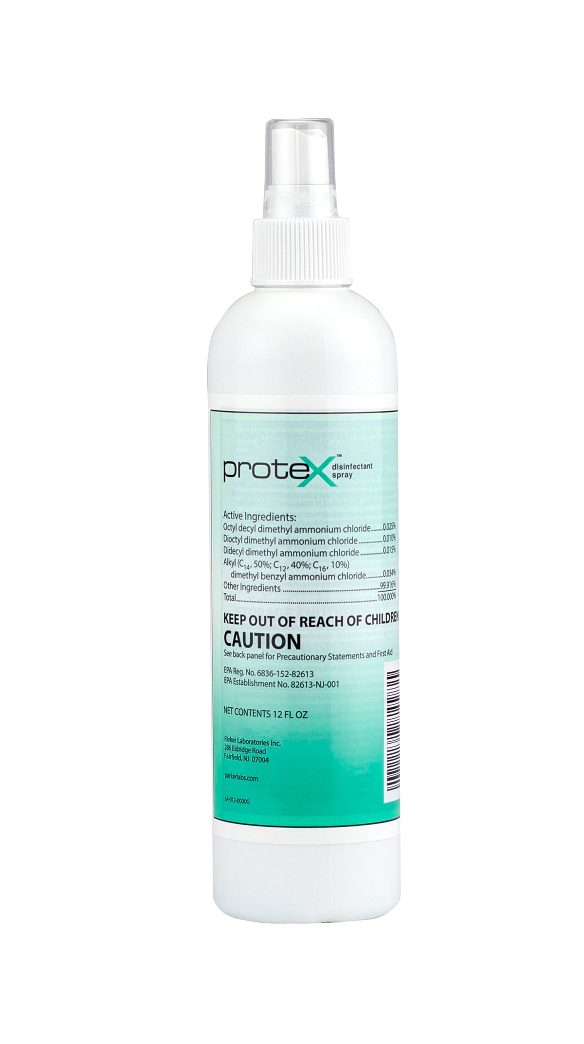 Protex, Disinfectant Spray Bottle, 12 oz., Each