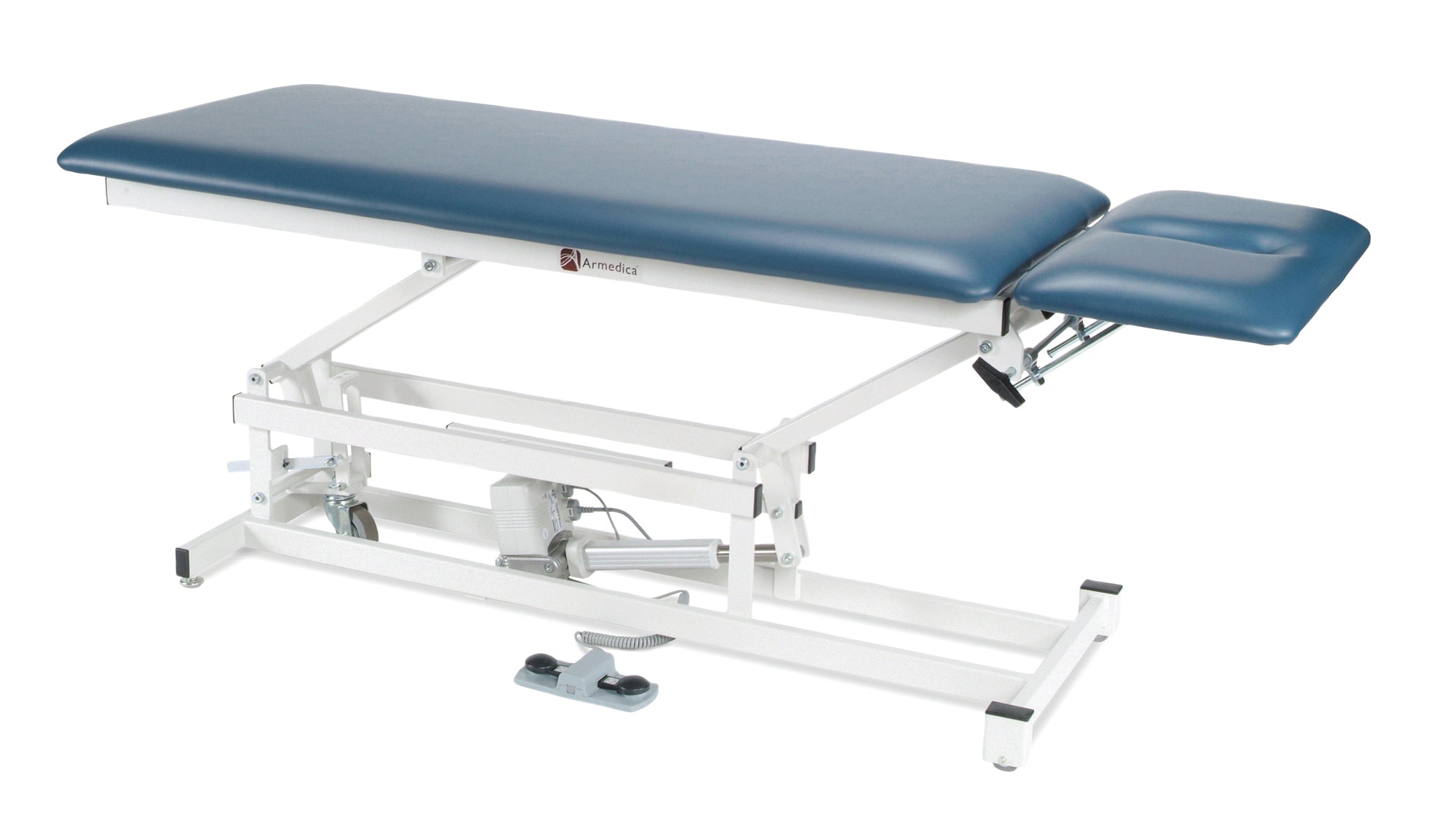 treatment table - electric hi-low, 76" L x 27" W x 18" - 37" H, 2-section - Specify Color