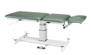 treatment table - electric pedestal hi-low, 76" L x 27" W x 24" - 36" H, 5-section - Specify Color
