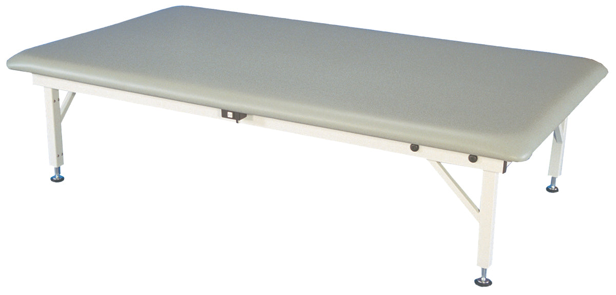 bariatric mat platform table - electric hi-low, steel frame, 84" L x 48" W x 20" - 30" H , 900 lb. weight capacity - Specify Color