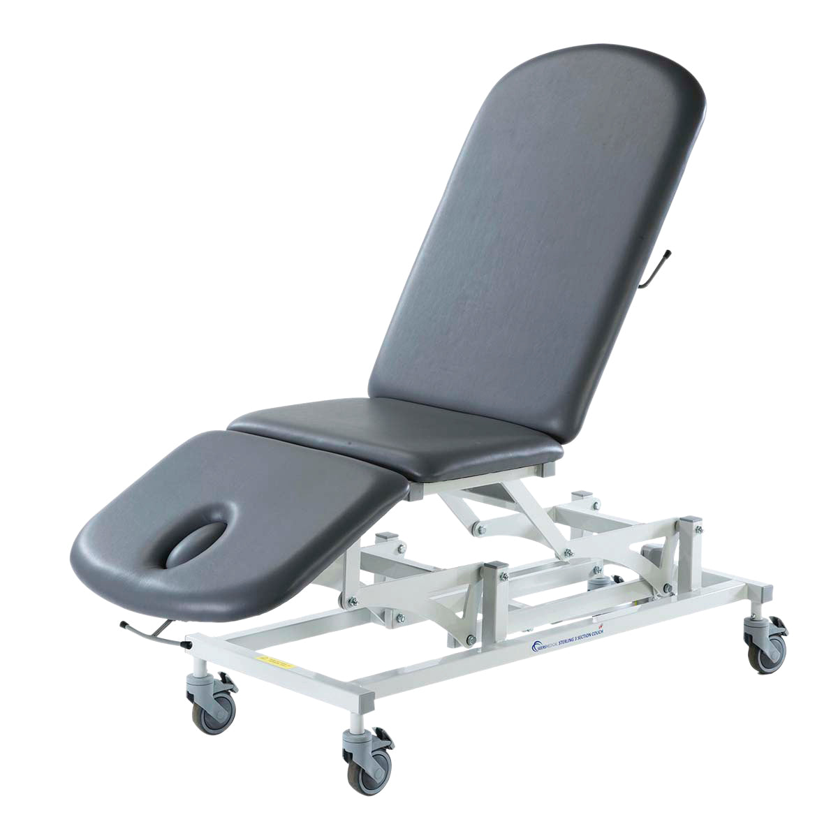 treatment table - electric hi-low, sterling table, 78" L x 28"W x 18" - 39" H, 3-section, castors - Specify Color