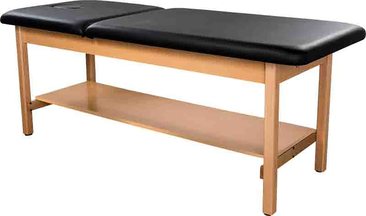 Timber Treatment Table with H-Brace, 78" x 30"