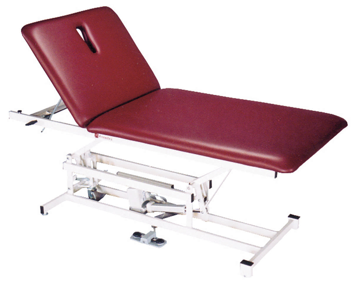 Armedica Treatment Table - Motorized Bariatric Hi-Lo, 2 Section, 34" wide - Specify Color