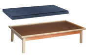 wooden platform table - 8' x 6' x 2", MAT ONLY - Specify Color