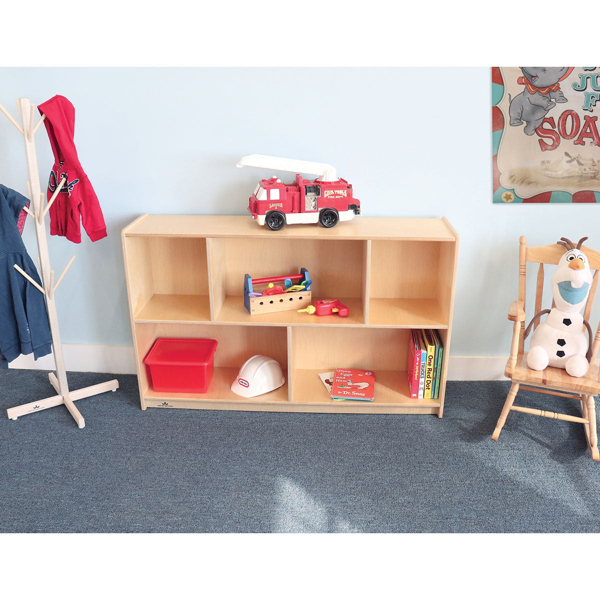Basic Single Storage Shelf Cabinet, 30" Height