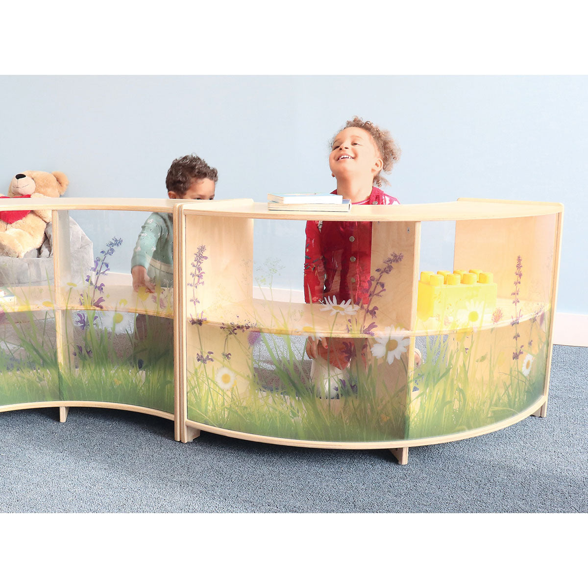 Nature View Curve In Cabinet, 24" Height