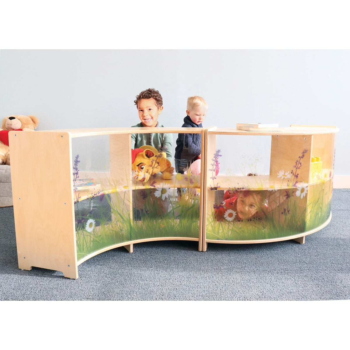 Nature View Curve Out Cabinet, 24" Height