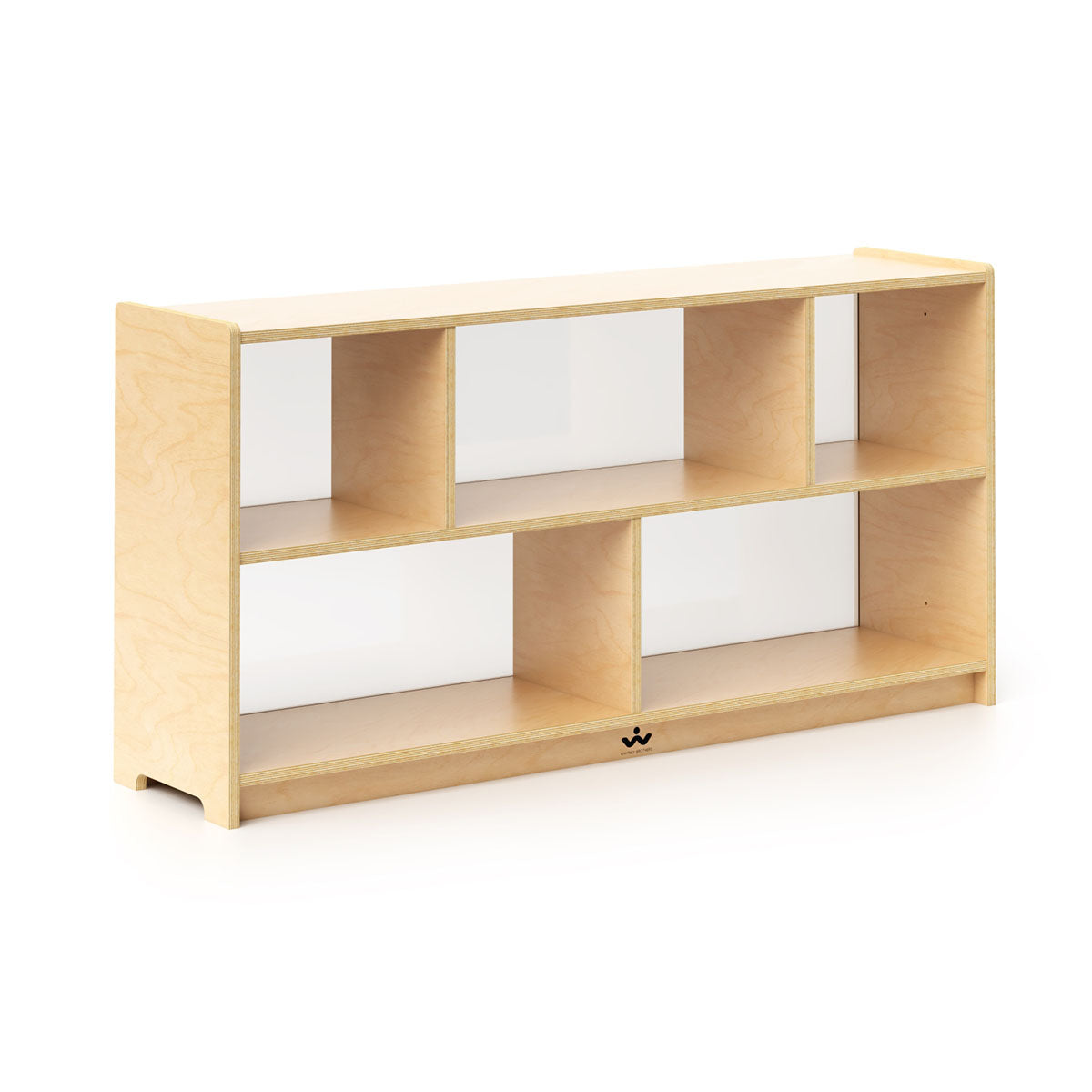 Acrylic Back Storage Cabinet, 24" Height