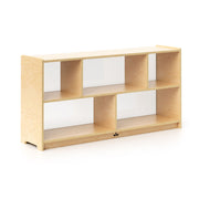 Acrylic Back Storage Cabinet, 24" Height