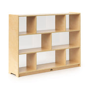 Acrylic Back Storage Cabinet, 36" Height