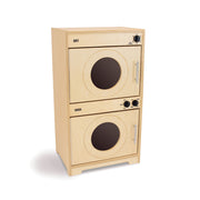 Contemporary Washer And Dryer, Natural