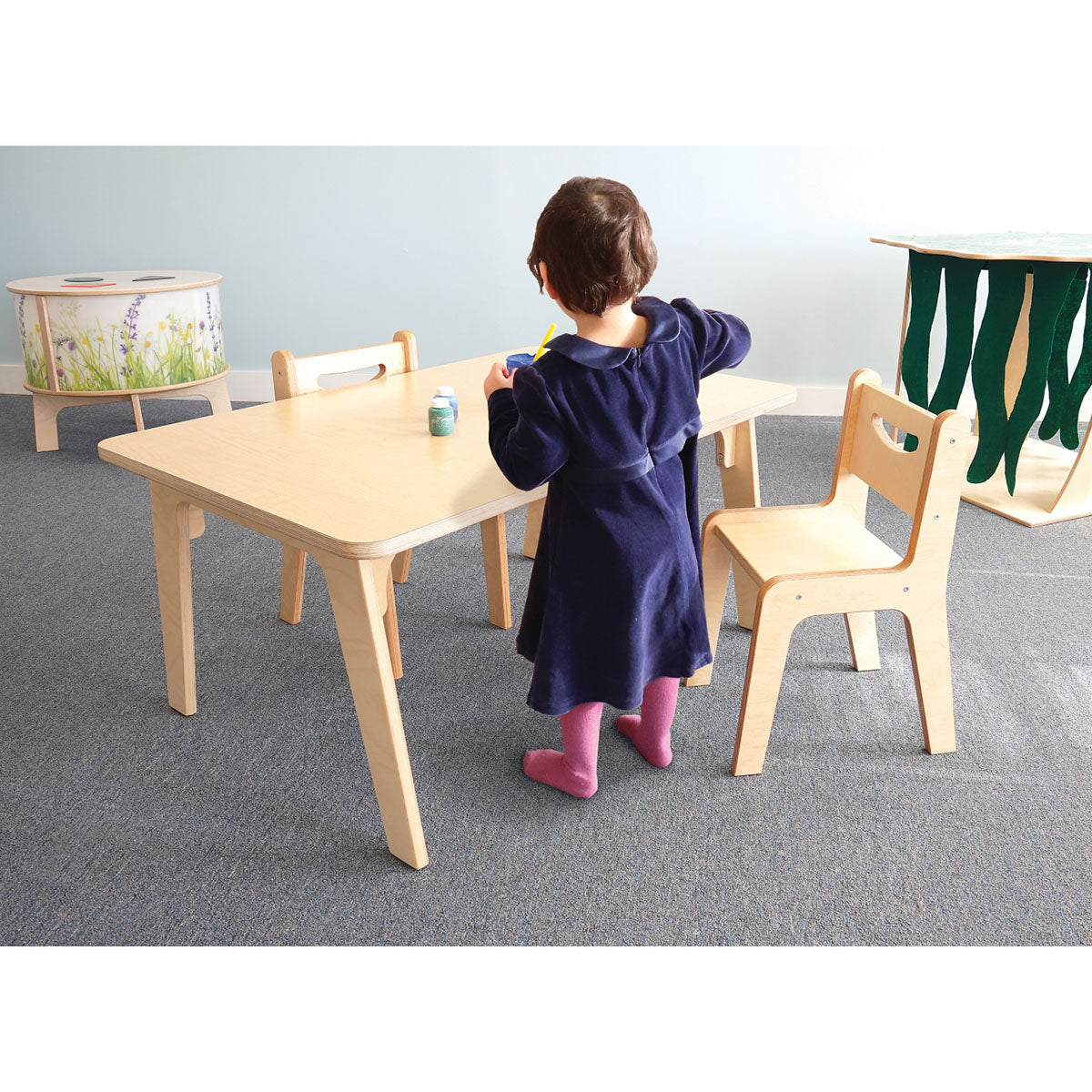 Whitney Plus Rectangle Table, 22" Height