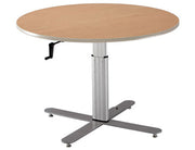 Large Round Table, Adjustable, 42" - Specify Color