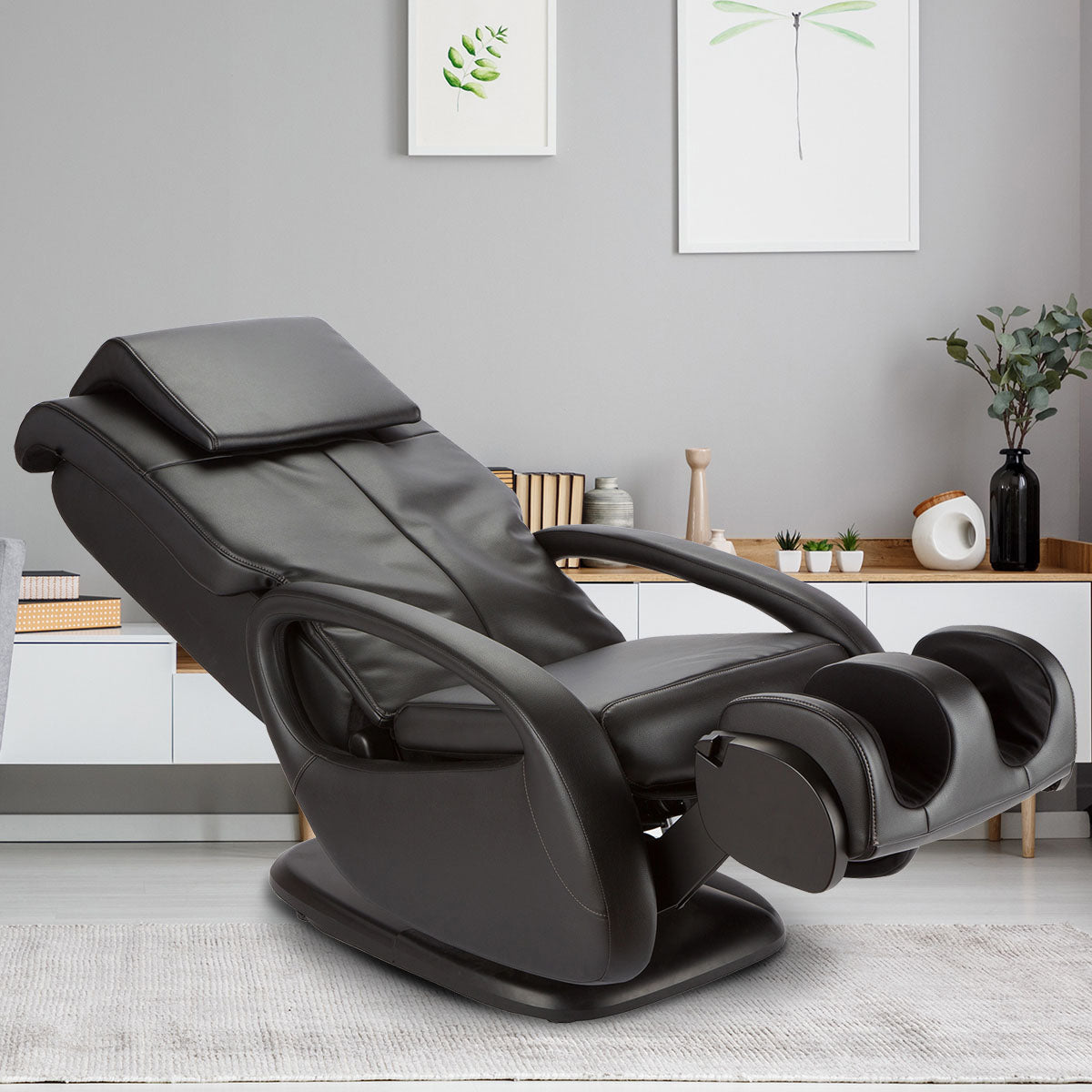 WholeBody 7.1 Massage Chair, Black SofHyde