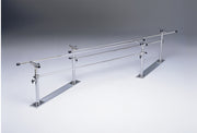 Parallel Bars, steel base, folding, height and width adjustable, 10' L x 16" - 24" W x 22" - 36" H