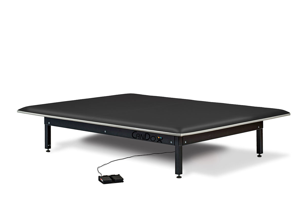 CanDo Hi-Lo Mat Table, Hydraulic with Upholstered Top, 5' x 7'
