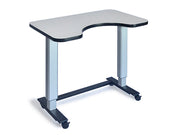 Multi-Purpose Mobile Table with Cutout, 37" x 24"