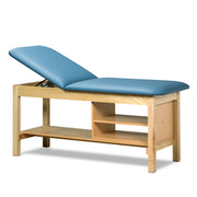 Clinton, Classic Treatment Table, 2-Section, Tiered Shelving Unit, 1 Shelf, 72" x 30" x 31" - Specify Color