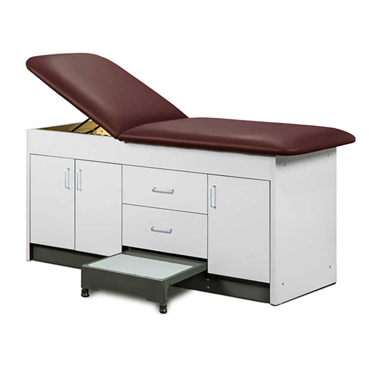 Clinton, Step-Up Table, 2-Section, 3 Doors, 2 Drawers, 30"W - Specify Color
