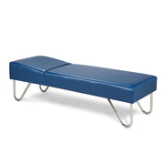 Clinton, Recovery Couch, Chrome leg, 72" x 24" x 18" - Specify Color