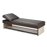 Clinton, Recovery Couch, Panel leg, 1 Shelf, Adjustable Pillow Wedge - Specify Color
