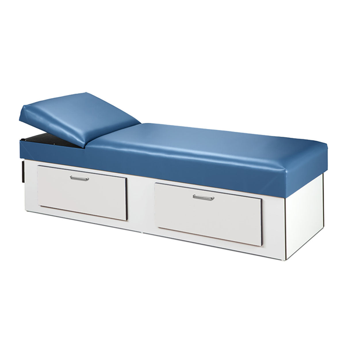 Clinton, Recovery Couch, 2 Drawer, Non-Adjustable Pillow Wedge, 72" x 27" x 20" - Specify Color