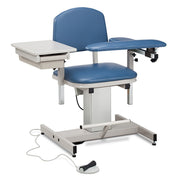 Power Series Phlebotomy Chair, Padded Flip Arm, Drawer, 220V