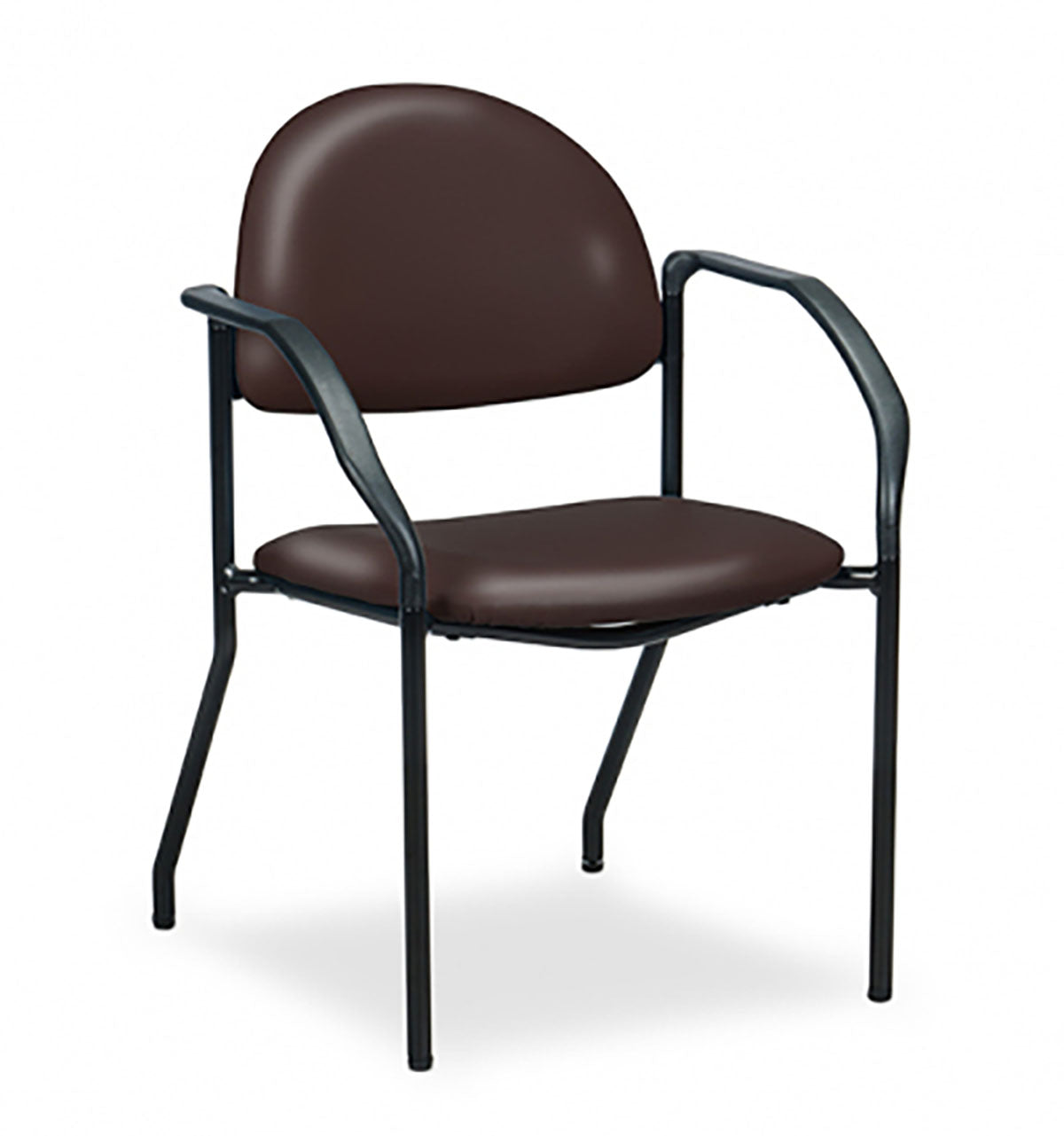 Clinton, F-Series Black Frame Chair with Arms - Specify Color
