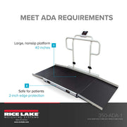 Dual Ramp ADA Compliant Wheelchair Scale