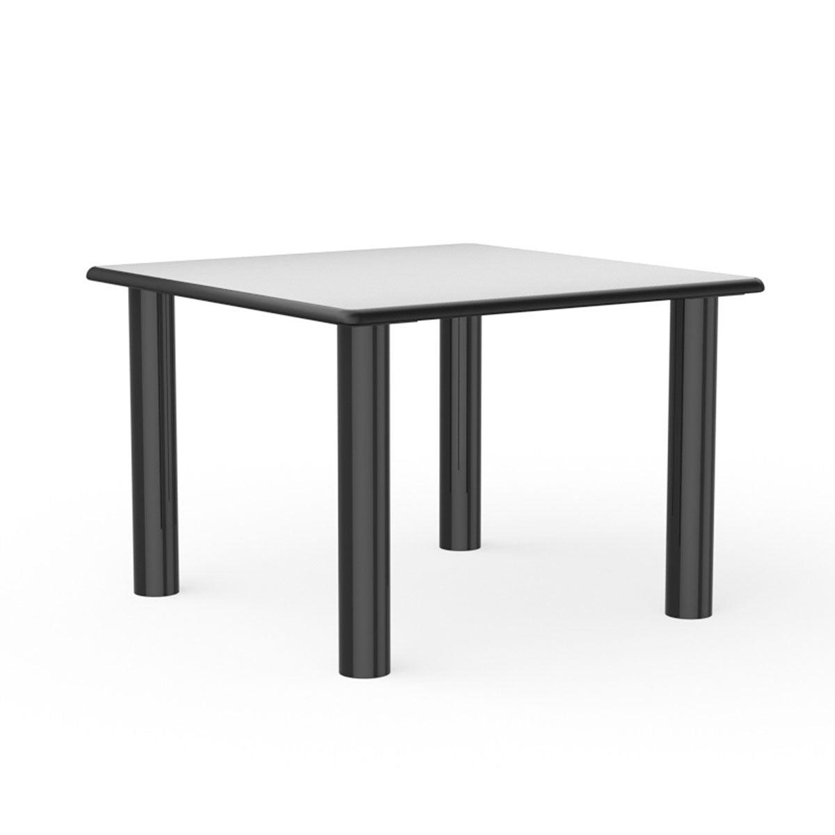 Table, Square Dura-Edge, Plain Top, Steel-Legs, 42" x 42"