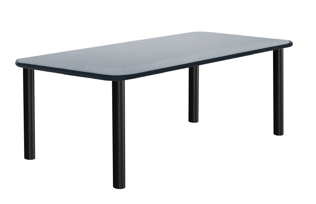 Table, Vinyl Edge, Plain Top, Steel Legs, 30" x 72"