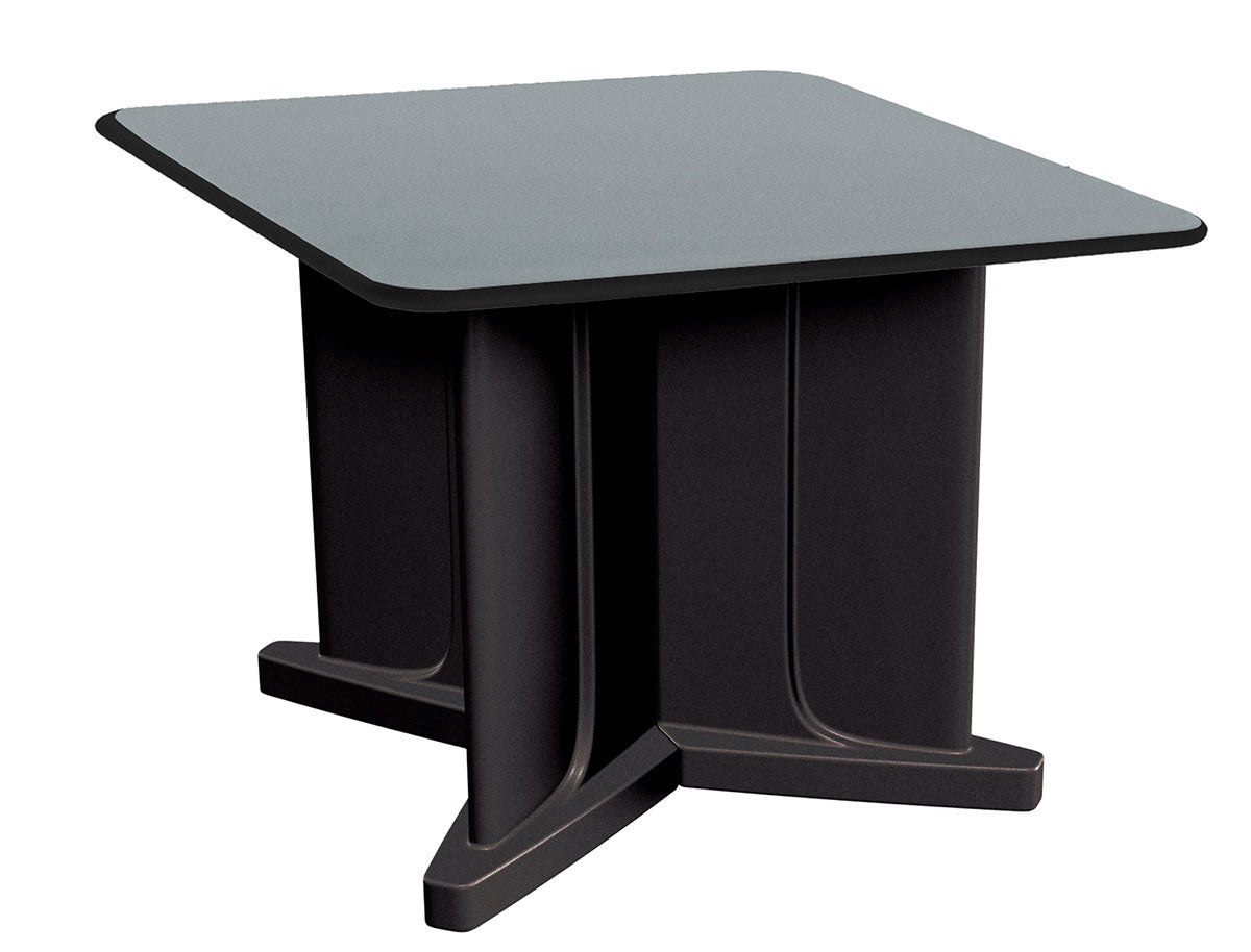 Table, Square Dura-Edge, Plain Top, Xbase-Legs, 36" x 36"