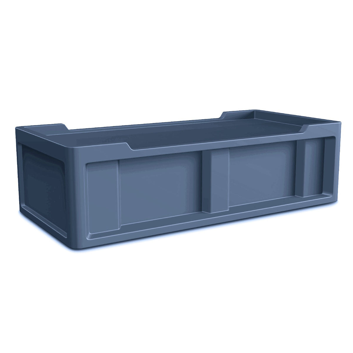 Endurance Bed 2.2 with no storage compartments, blue grey