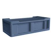 Endurance Bed 2.2 with no storage compartments, blue grey
