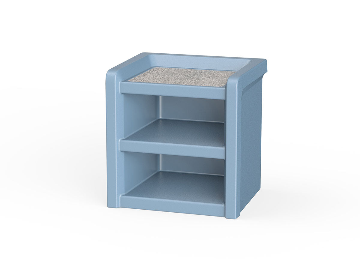 Endurance Laminate Nightstand, Blue Grey