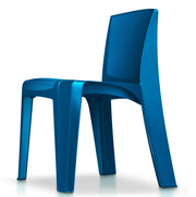 Razorback Stackable Chair, Slate Blue