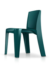 Razorback Stackable Chair, Teal