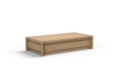 Sequoia Molded Platform Bed, Wood Grain, Heritage Oak