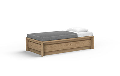 Sequoia Molded Platform Bed, Wood Grain, Heritage Oak