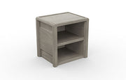 Sequoia Molded Nightstand, Wood Grain, Coastal Driftwood