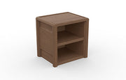 Sequoia Molded Nightstand, Wood Grain, Walnut