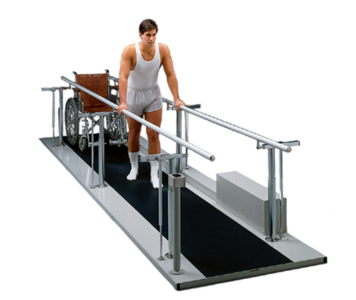 Tri W-G Parallel Bars, Motorized, Height and Width Adjustable, 6'