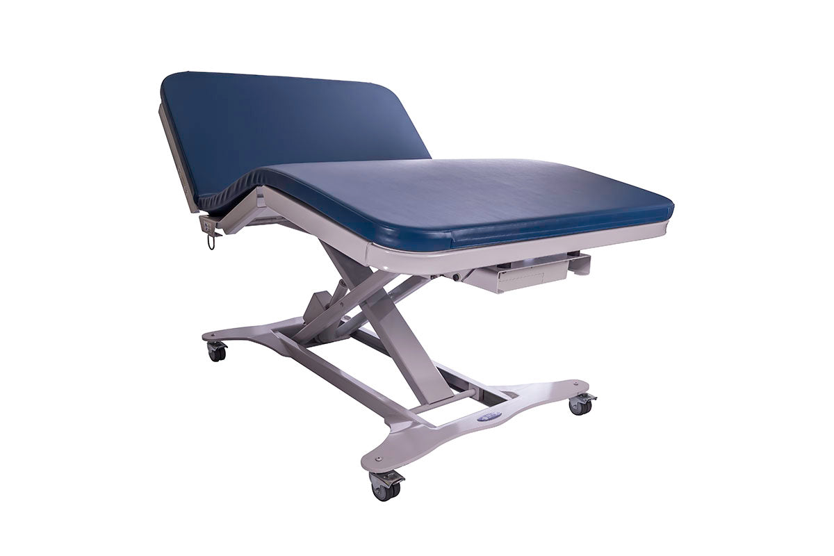 Tri W-G Treatment Table, Bariatric Motorized Hi-Lo 3 section, 42" x 78", 750 lb capacity - Specify Color