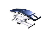 Tri W-G Treatment Table, Motorized Hi-Lo 3 section, elevated center, 27" x 76", w/ casters - Specify Color
